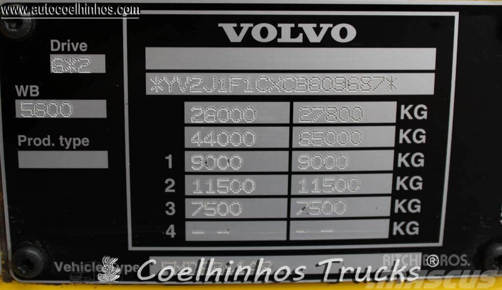 Volvo FM 410 + PK 18002 EH-B Düz Platformlu Oto Çekiciler/vinçli kamyonlar