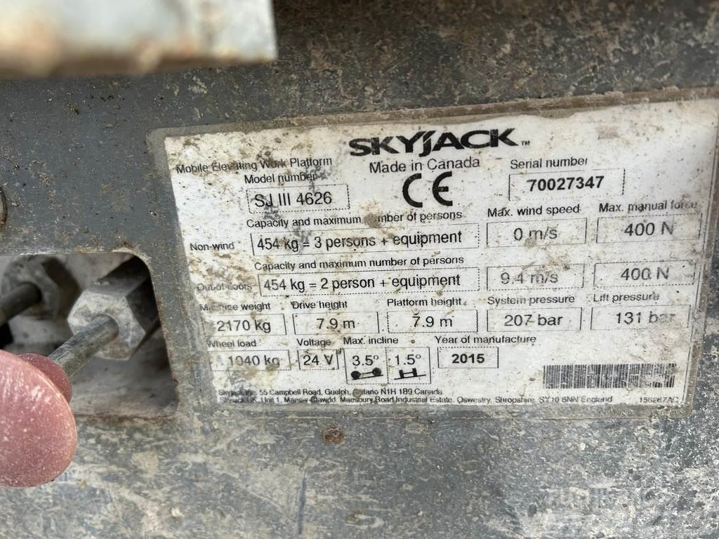 SkyJack 4626 Makasli platformlar