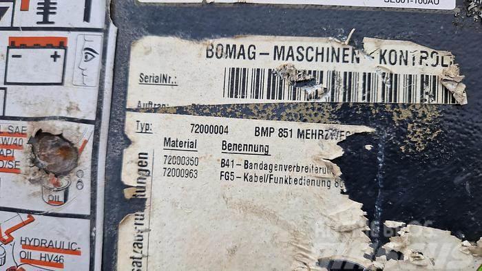 Bomag BMP851 Grabenwalze Diğer silindirler