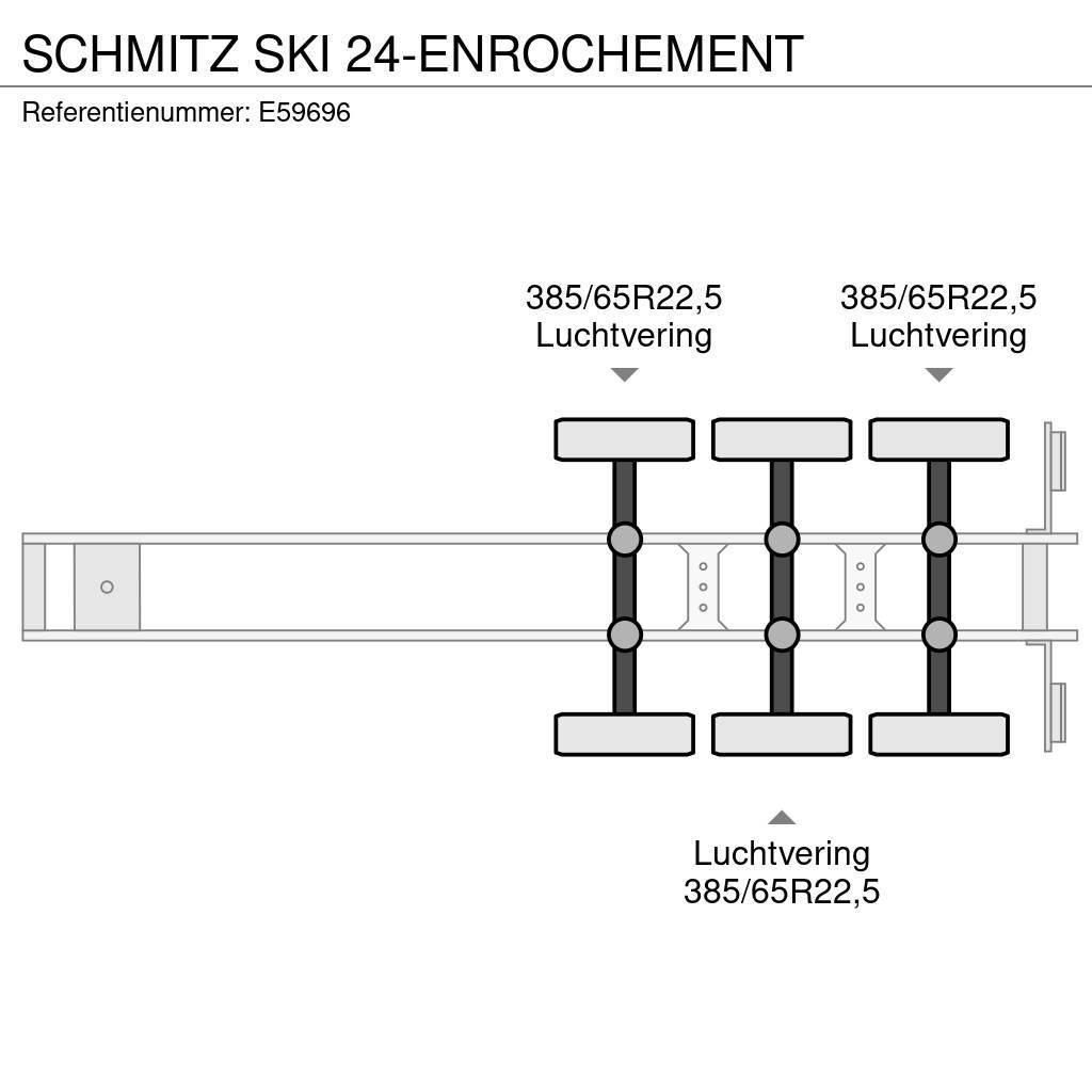 Schmitz Cargobull SKI 24-ENROCHEMENT Damperli çekiciler