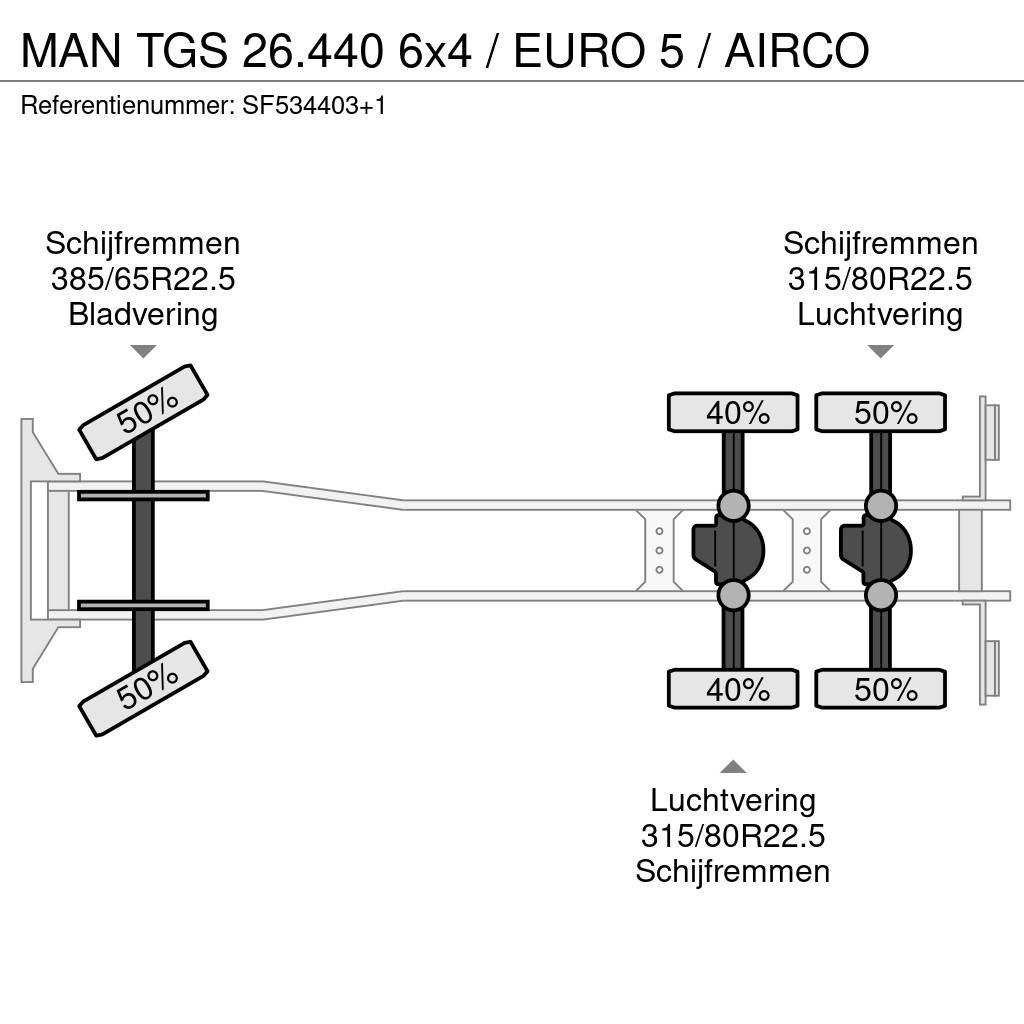 MAN TGS 26.440 6x4 / EURO 5 / AIRCO Çekiciler
