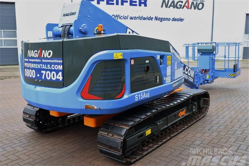 Nagano S15AUJ Valid inspection, *Guarantee! Diesel, 15 m Teleskopik personel platformları