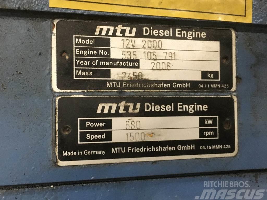 MTU 12V2000 FOR PARTS Motorlar