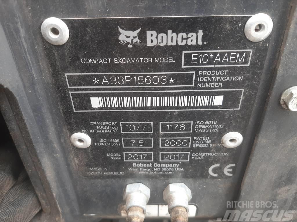 Bobcat E 10 Mini ekskavatörler, 7 tona dek