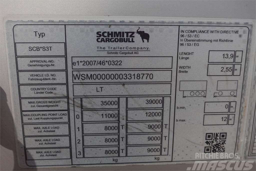 Schmitz Cargobull SCS24 Standart Curtainsider Varios, ARM, ALU, LR Kayar tenteli çekiciler