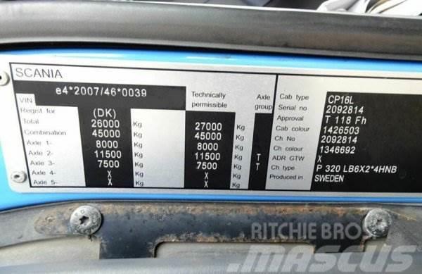 Scania P320 + Effer Araç üzeri vinçler
