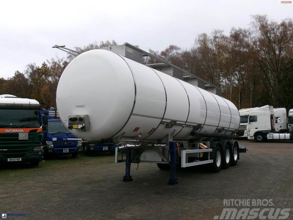  Parcisa Chemical tank inox L4BH 34.3 m3 / 4 comp / Tanker yari çekiciler