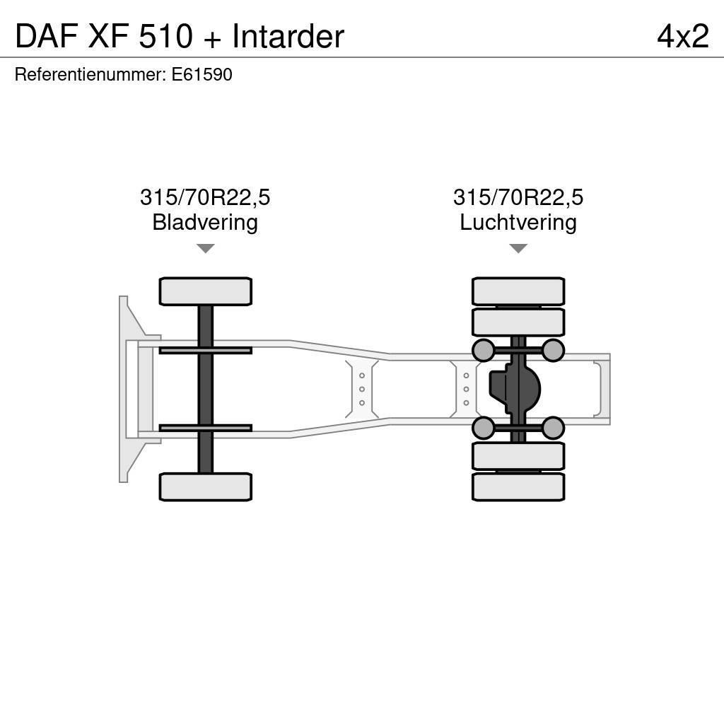 DAF XF 510 + Intarder Çekiciler