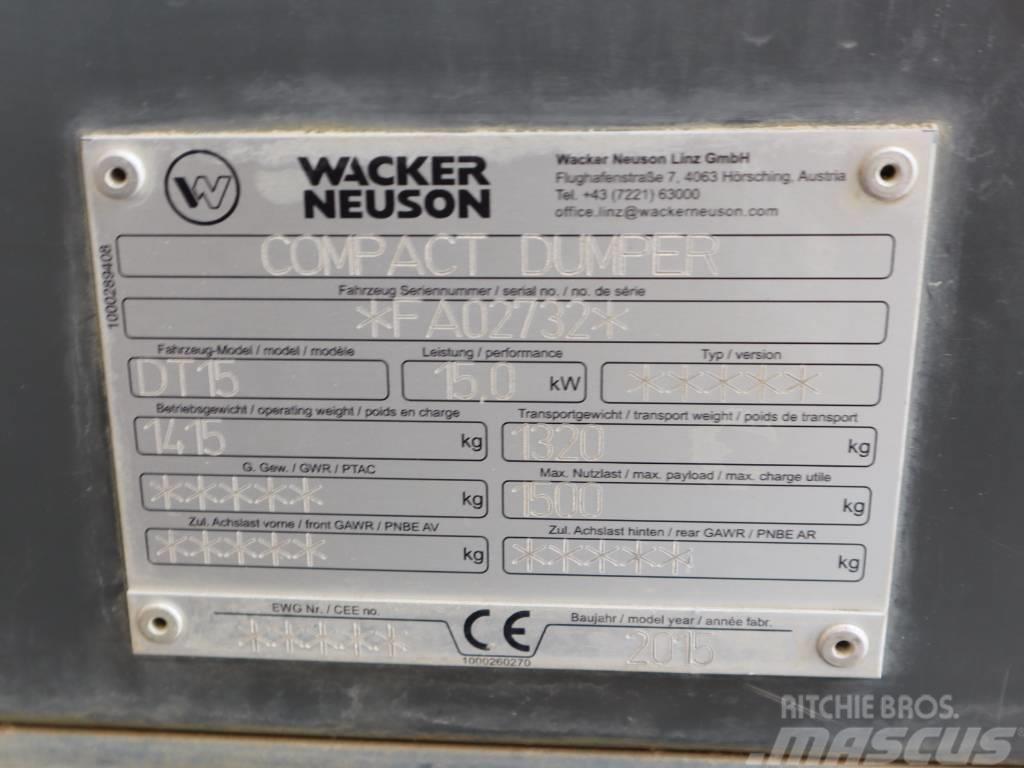 Wacker Neuson DT 15 Paletli damperler