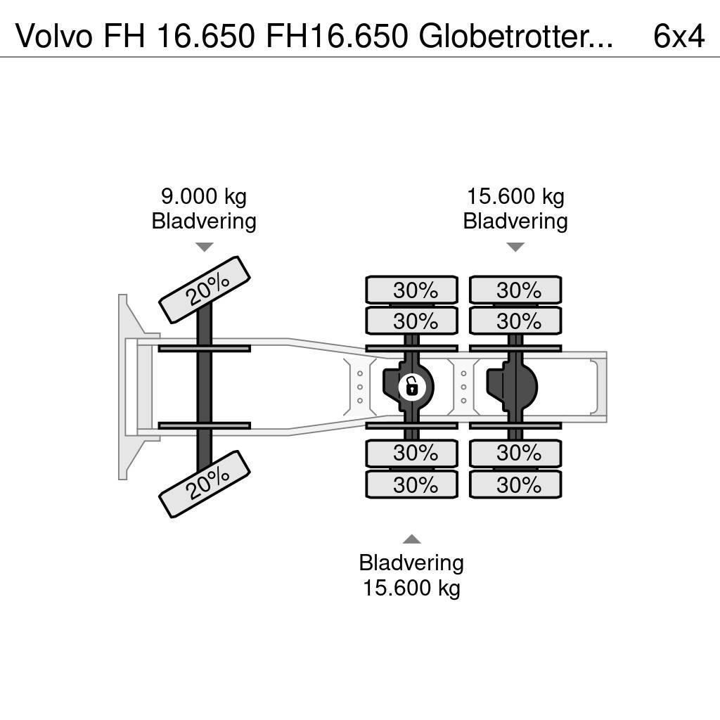 Volvo FH 16.650 FH16.650 Globetrotter EU6 VEB 200Ton Çekiciler