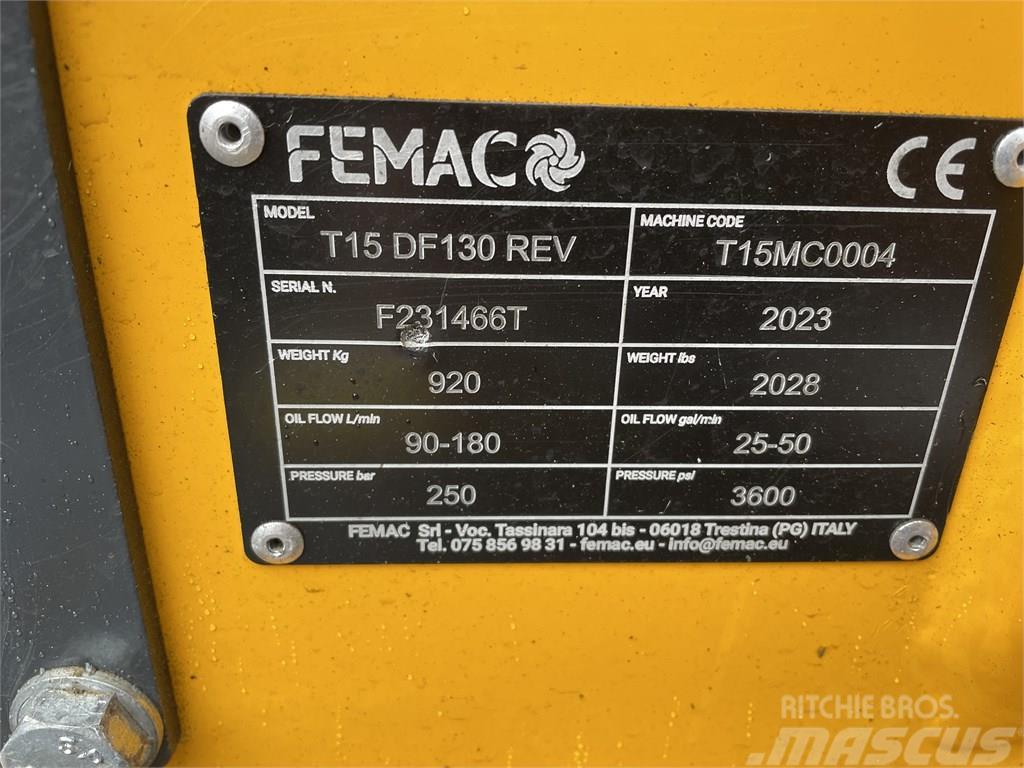 Femac T15 DF 130 REV Ağaç parçalayıcılar