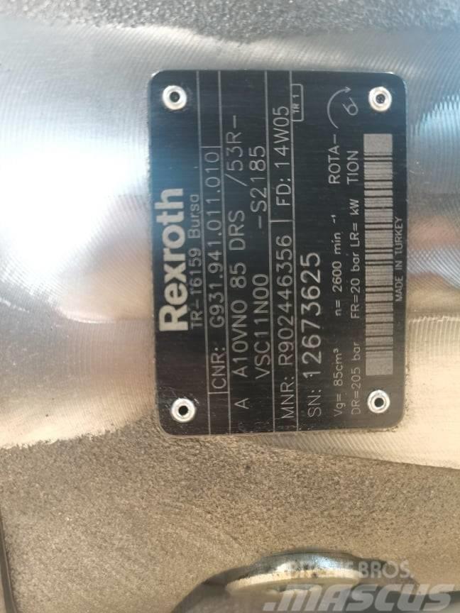 Rexroth {A10V No 85 DRS} pump Hidrolik