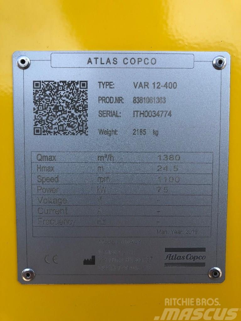 Atlas Copco VAR 12-400 Su pompalari