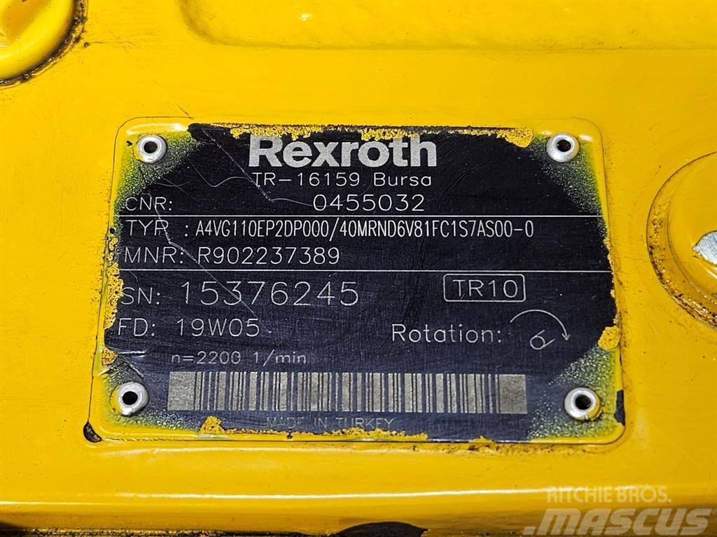 Rexroth A4VG110EP2DP000/40MR-Drive pump/Fahrpumpe/Rijpomp Hidrolik