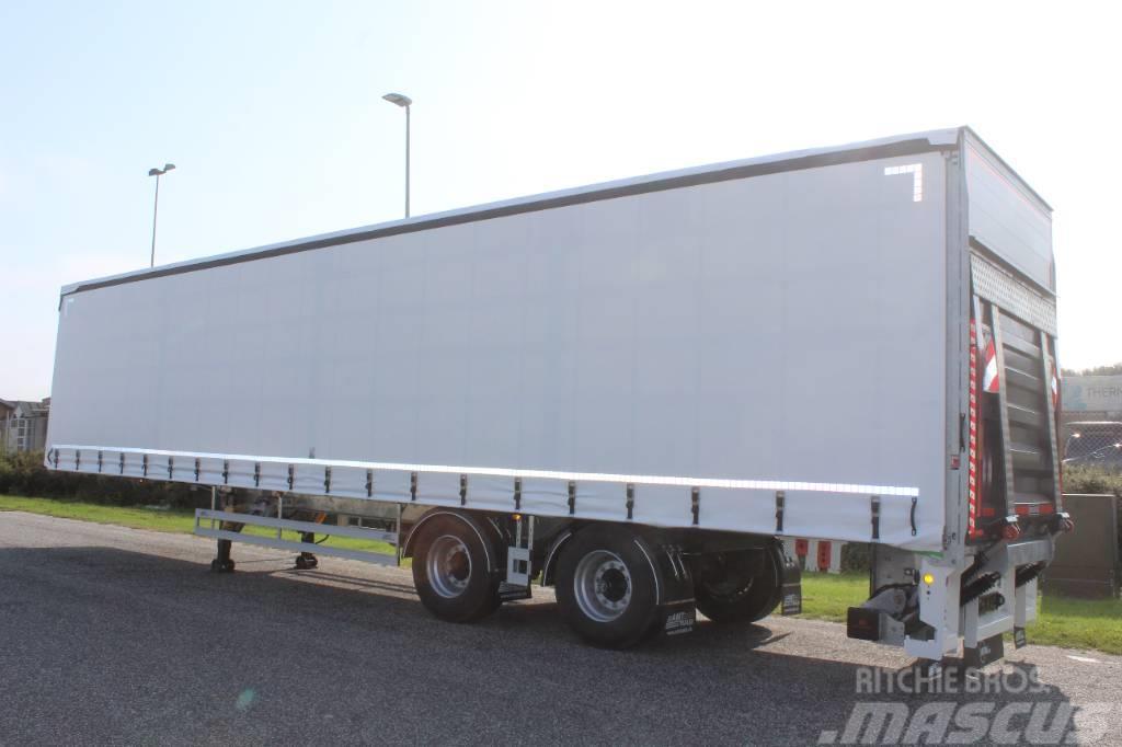 AMT 2 akslet city trailer med lift og TRIDEC- CI200 Perdeli yari çekiciler