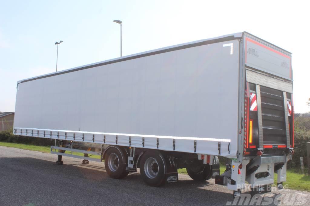 AMT 2 akslet city trailer med lift og TRIDEC- CI200 Perdeli yari çekiciler