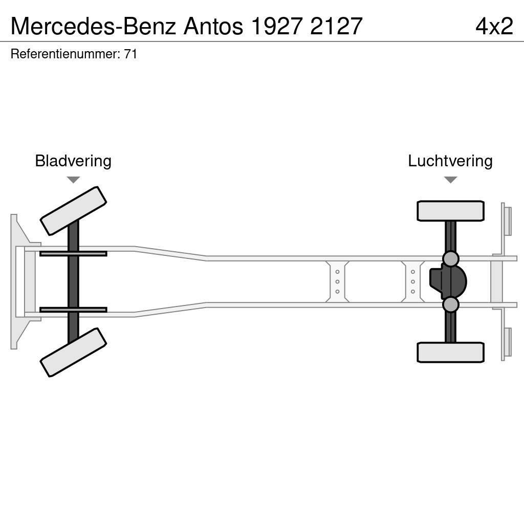 Mercedes-Benz Antos 1927 2127 Kapali kasa kamyonlar