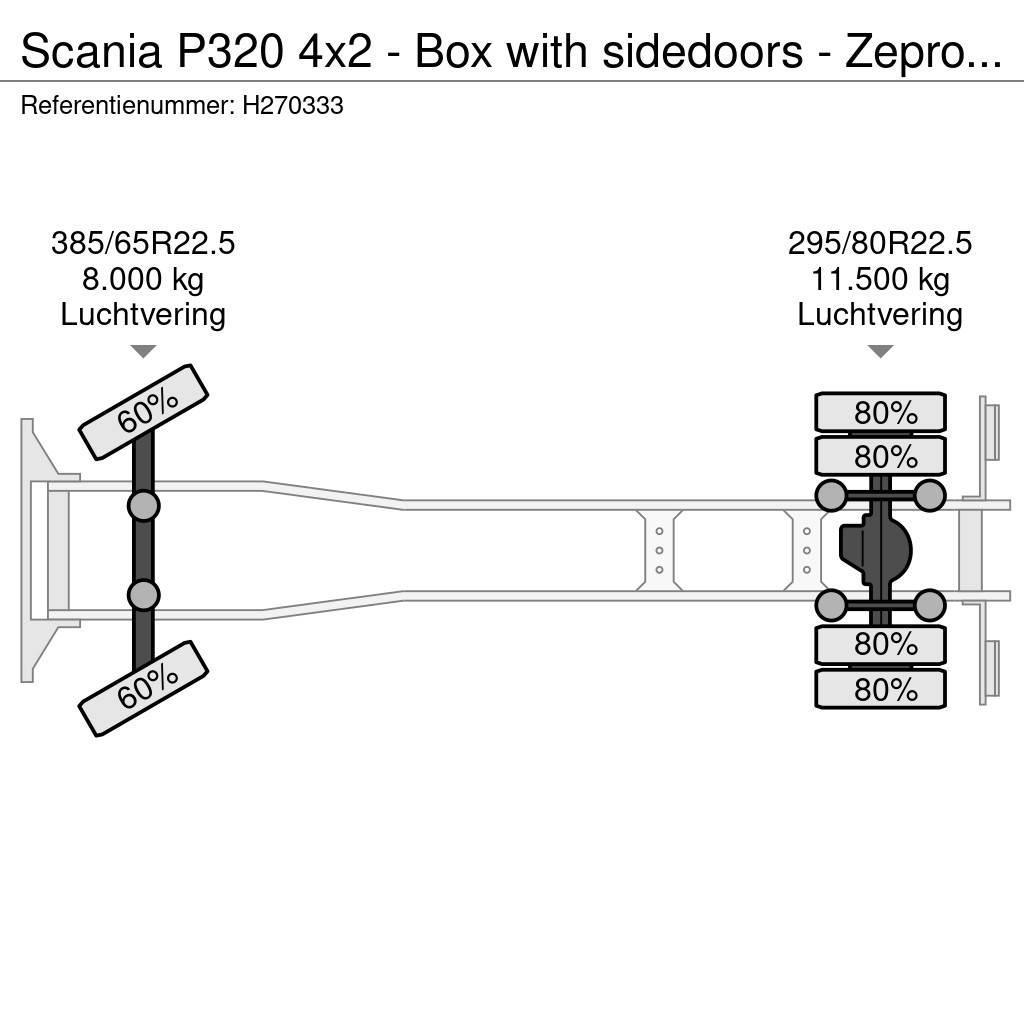 Scania P320 4x2 - Box with sidedoors - Zepro loadlift 2.0 Kapali kasa kamyonlar
