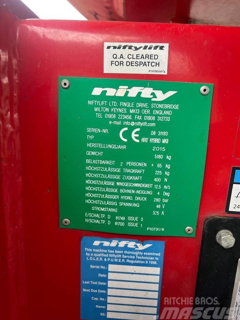 Niftylift HR 17 Körüklü personel platformları