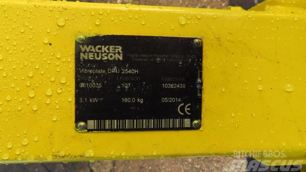 Wacker Neuson dpu 2540h diesel trilplaat/Compactor Plate Kompaktörler