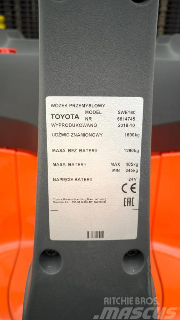 Toyota SWE160 Yaya kumandali istif makinasi
