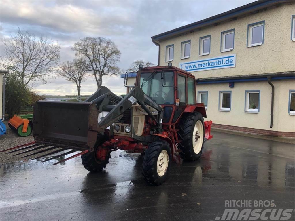 Belarus MTS 82 FL + 3 Schar Beetpflug Traktörler
