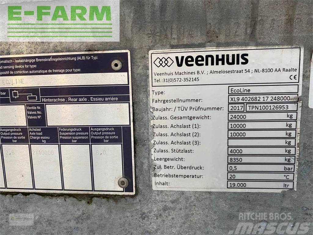 Veenhuis eco line 19000 liter Gübre dagitma tankerleri
