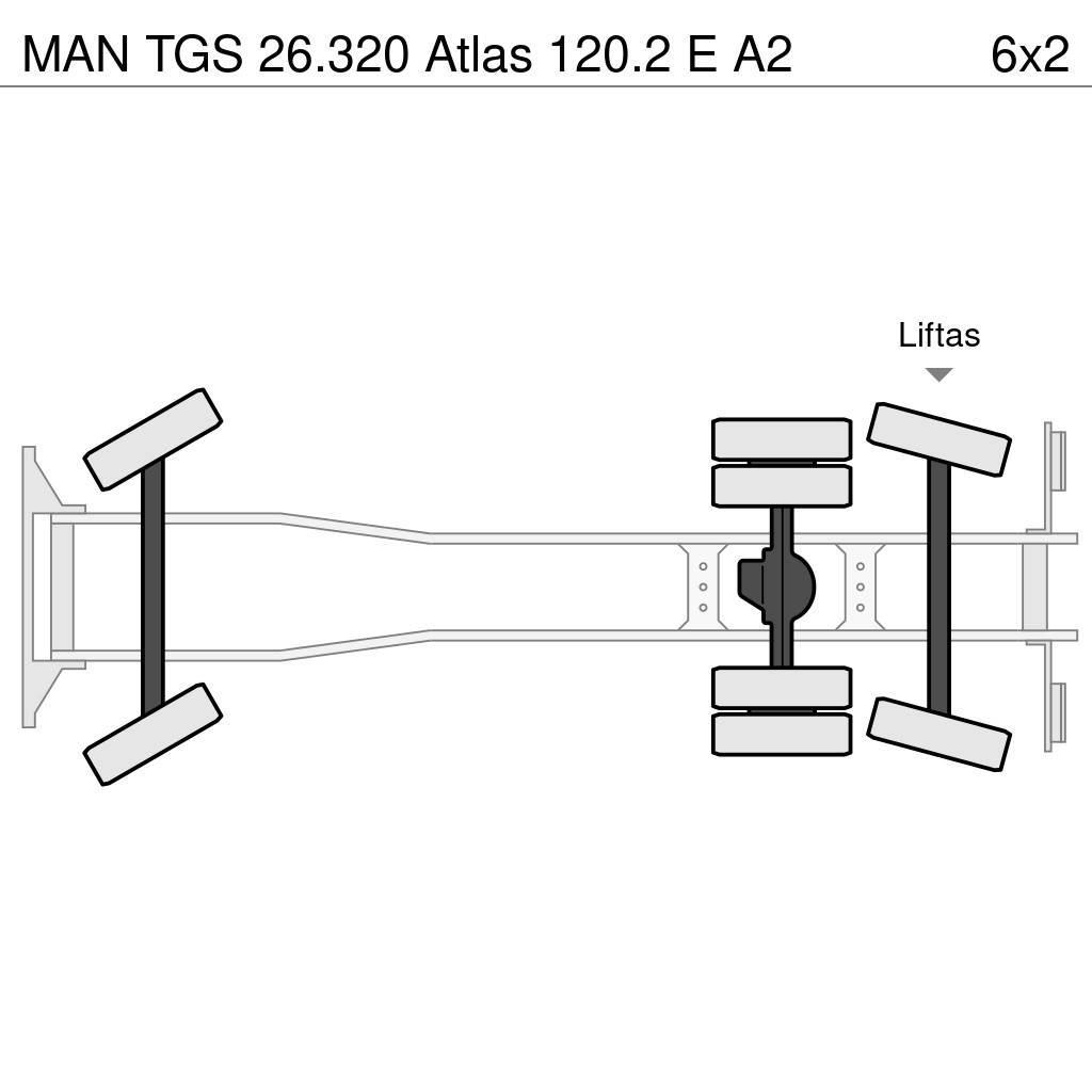 MAN TGS 26.320 Atlas 120.2 E A2 Yol-Arazi Tipi Vinçler (AT)
