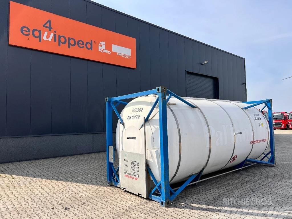  UBH FOODSTUFF 20FT ISO 24.700L/1-comp., Tank konteynerler
