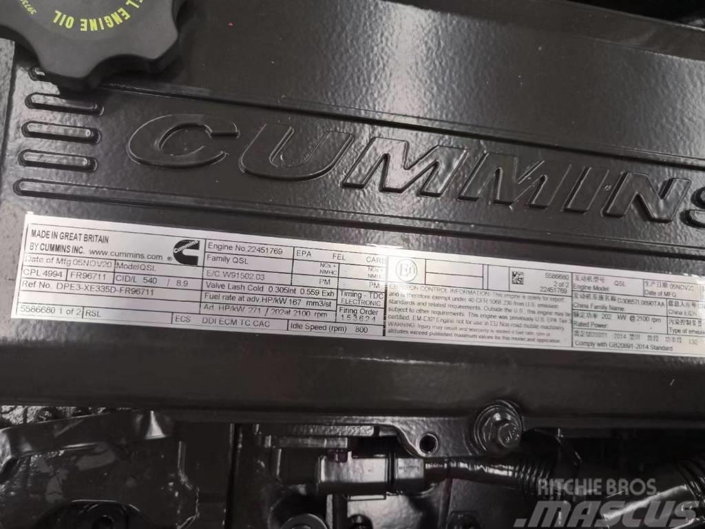 Cummins QSL9 CPL4994 construction machinery engine Motorlar