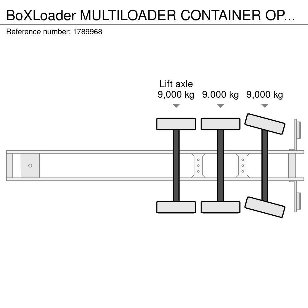  BOXLOADER MULTILOADER CONTAINER OPLEGGER/TRAILER/A Konteyner yari çekiciler