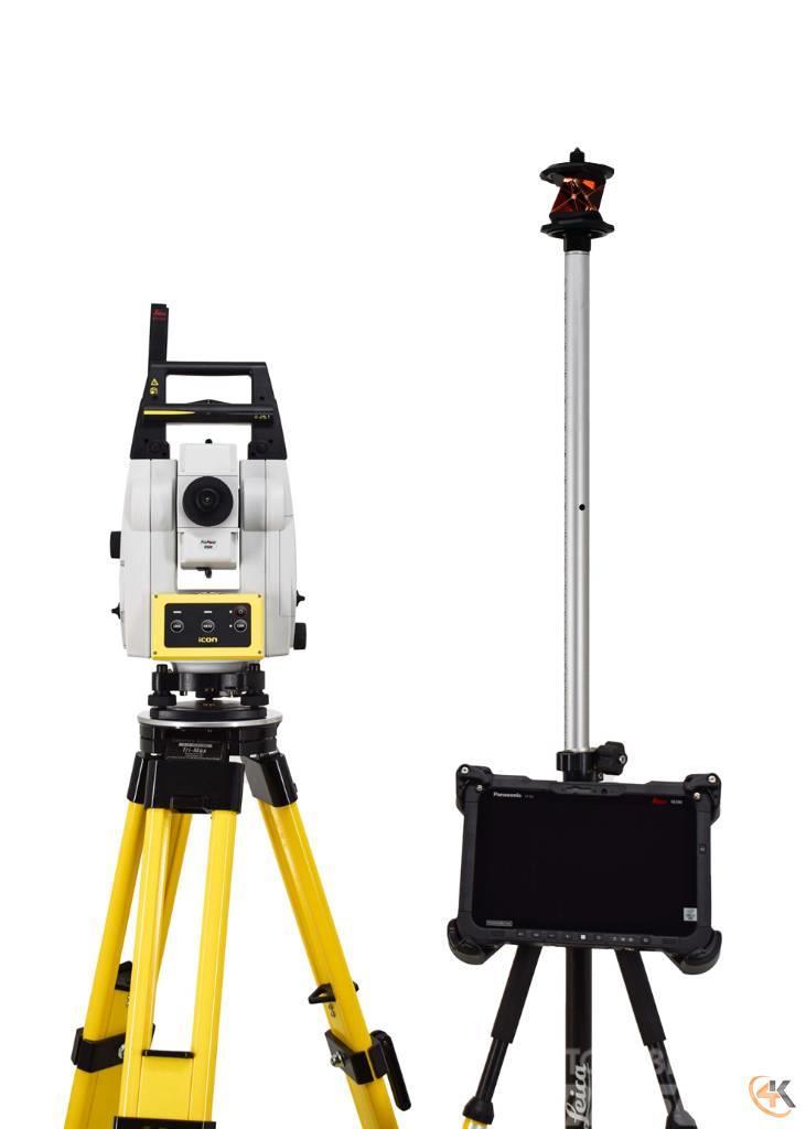 Leica NEW iCR70 Robotic Total Station w/ CC200 & iCON Diger parçalar