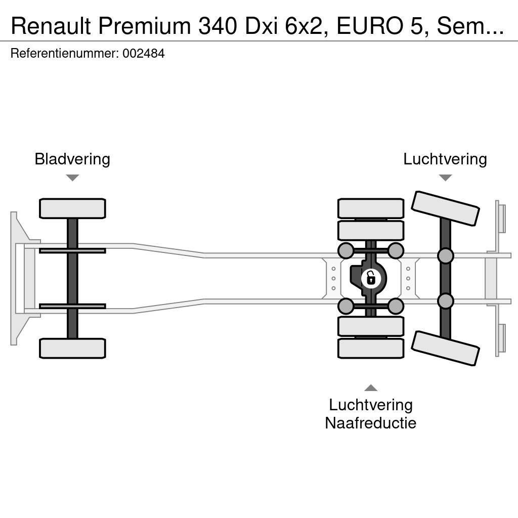 Renault Premium 340 Dxi 6x2, EURO 5, Semat Zoeller Atik kamyonlari