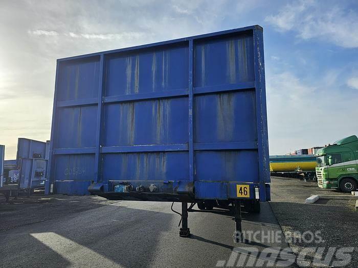 Contar B1828 dls| heavy duty| flatbed trailer with contai Flatbed çekiciler