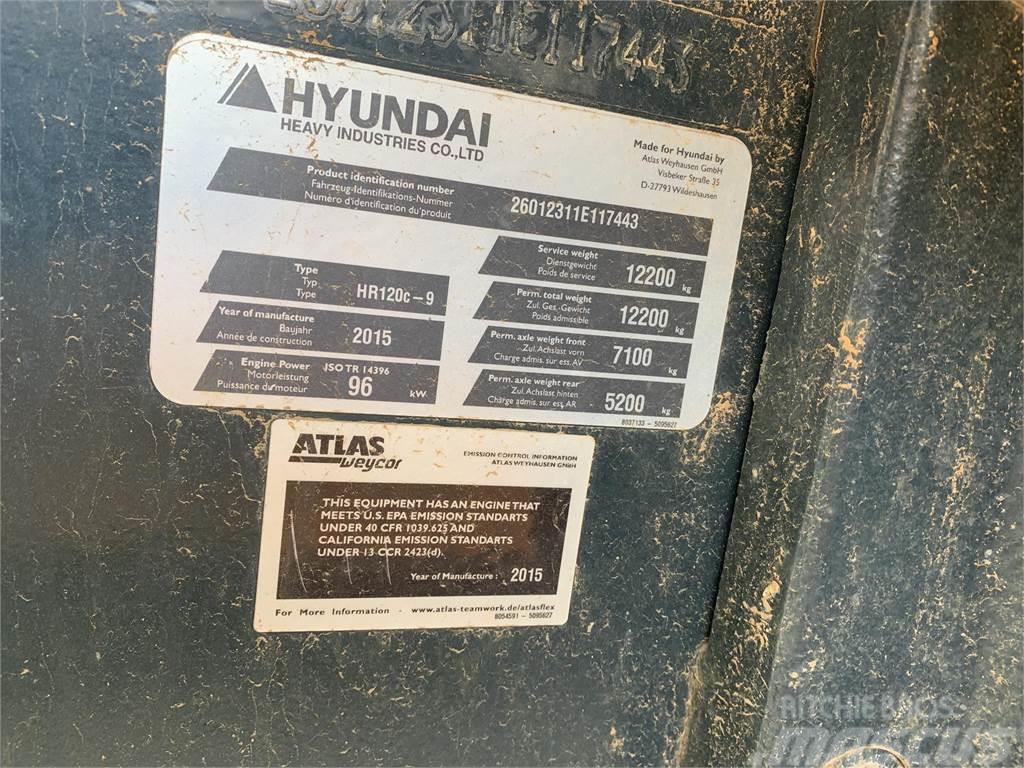 Hyundai HR120C-9 Çift tamburlu silindirler