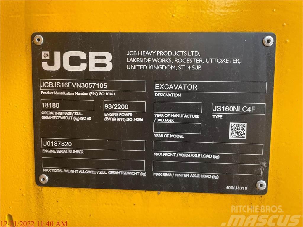 JCB JS160 Paletli ekskavatörler