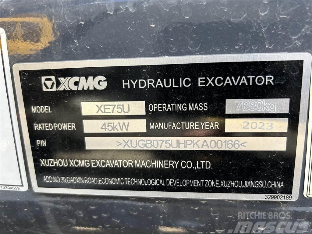 XCMG XE75U Paletli ekskavatörler