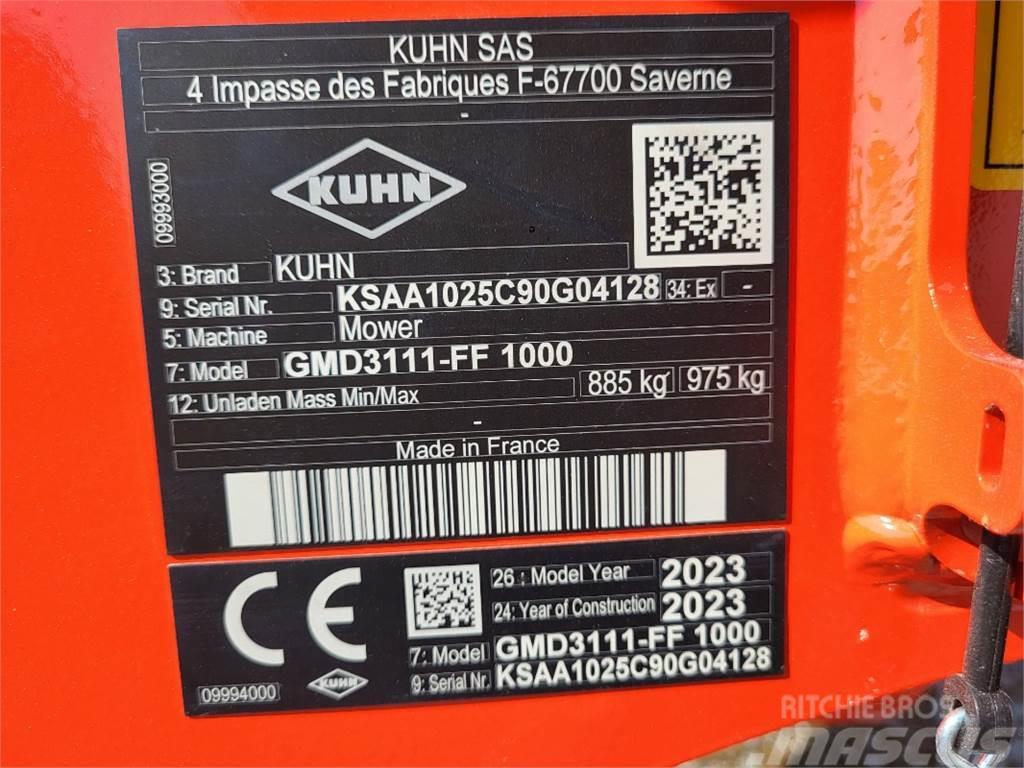 Kuhn GMD 3111 FF / 1000 Diskli çayir biçme makinasi