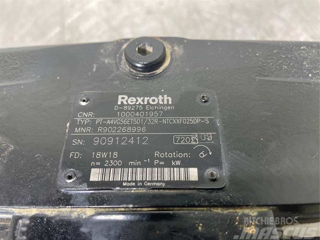 Wacker Neuson 1000401957-Rexroth A4VG56ET5D1/32R-Drive pump Hidrolik