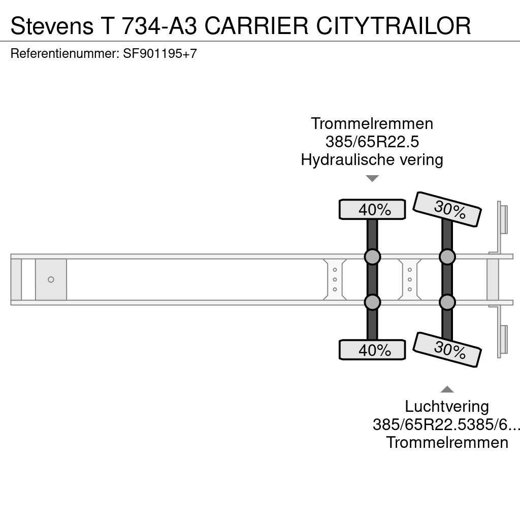 Stevens T 734-A3 CARRIER CITYTRAILOR Frigofrik çekiciler