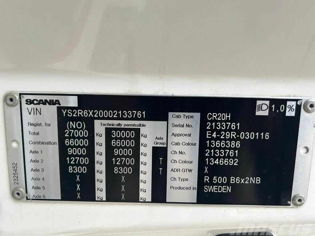 Scania R 500 6x2 RETARDER / BOX L=7422 mm Kapali kasa kamyonlar
