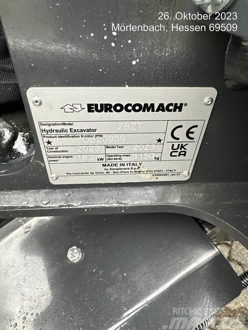 Eurocomach 28ZT Mini ekskavatörler, 7 tona dek