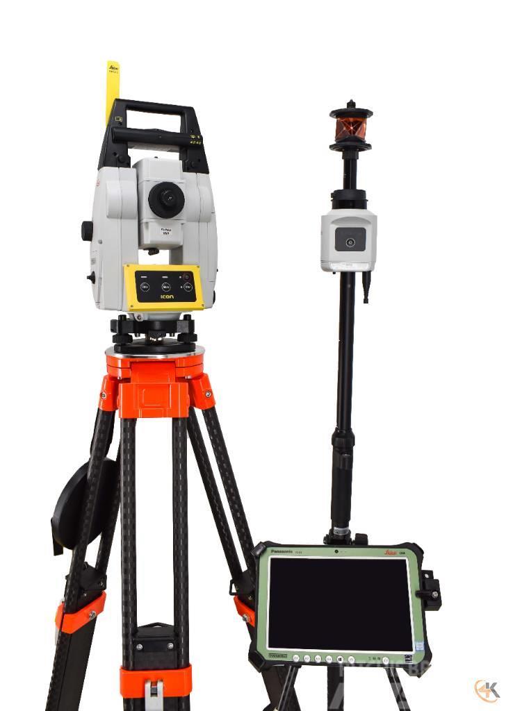 Leica iCR70 5" Robotic Total Station w/ CS35 iCON & AP20 Diger parçalar
