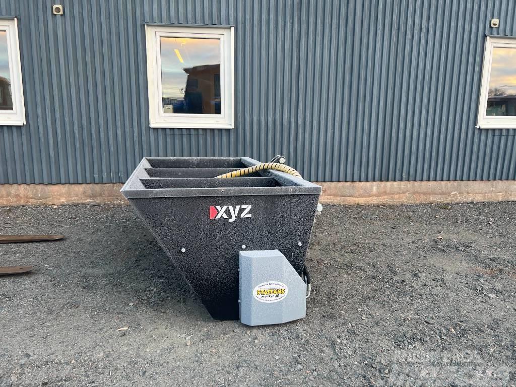 XYZ 2M Sandspridare SMS/3-Punkt Fäste Med Cylinder Tuzlama araçları