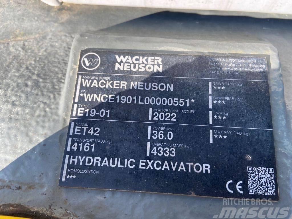 Wacker Neuson ET42 Paletli ekskavatörler
