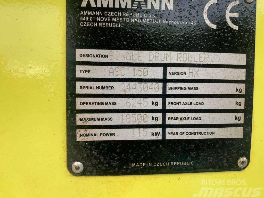 Ammann ASC 150 HX Tek tamburlu silindirler