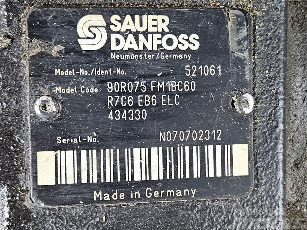 Sauer Danfoss 90R075FM1BC60R7C6-Drive pump/Fahrpumpe/Rijpomp Hidrolik