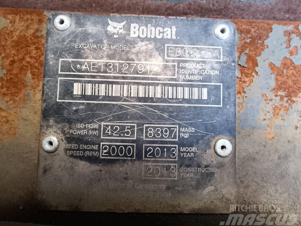 Bobcat E 80 EA Midi ekskavatörler 7 - 12 t