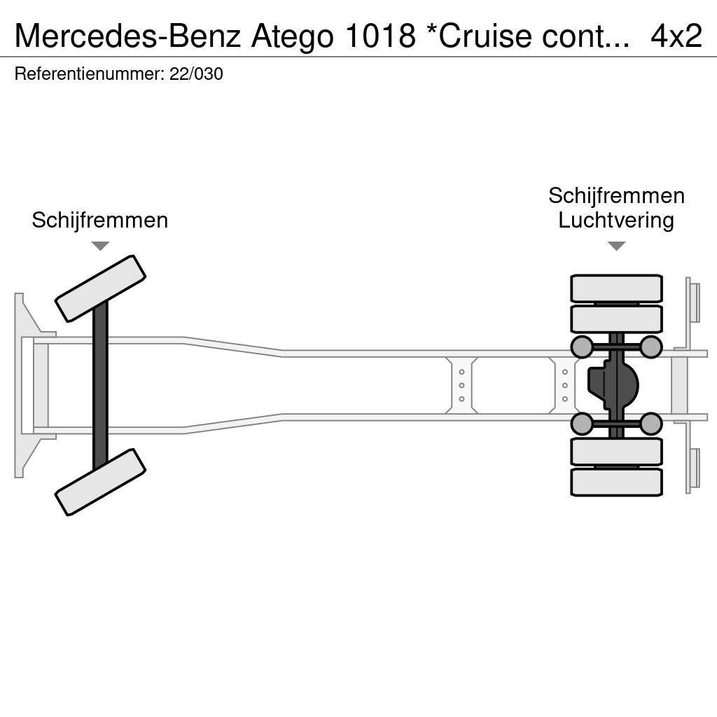 Mercedes-Benz Atego 1018 *Cruise control*Airco*Achteruitrijcamer Hayvan nakil kamyonlari