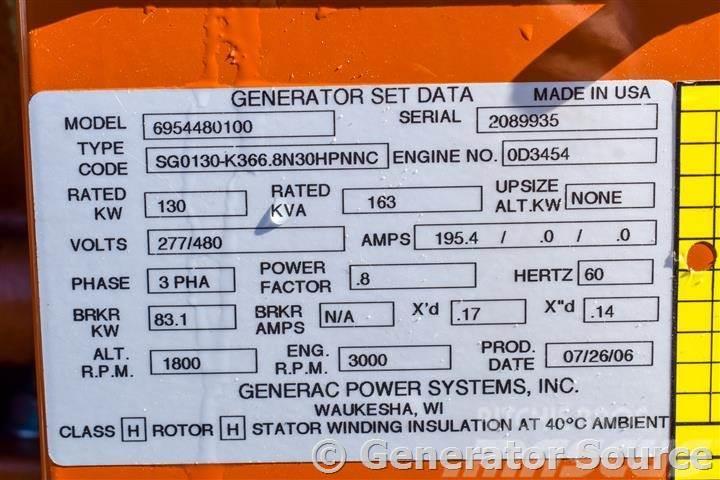 Generac 130 kW - JUST ARRIVED Diğer Jeneratörler